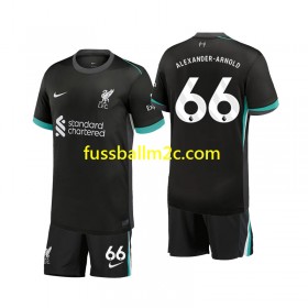 Fußballtrikots Liverpool Alexander-Arnold 66 Kinder Auswärts Trikotsatz 2024-2025